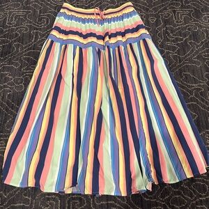 American Eagle Pastel Multicolored Midi Skirt